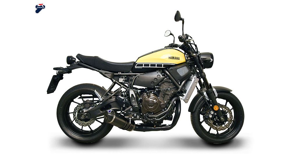 Termignoni Full system approved in carbon for Yamaha MT-07 / XSR 700