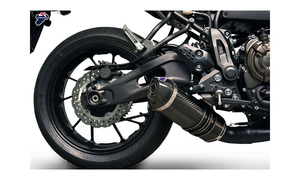 Termignoni Full system approved in carbon for Yamaha MT-07 / XSR 700