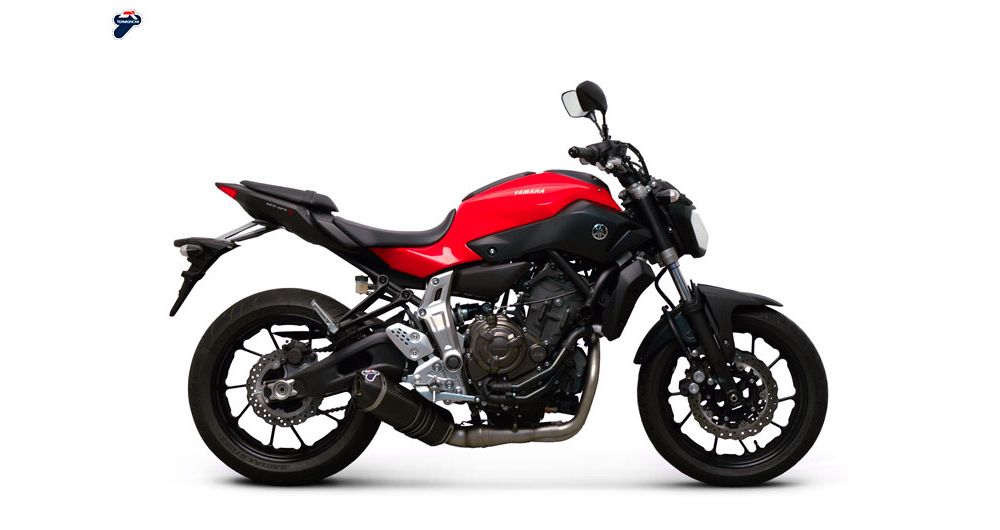 Termignoni Full system approved in carbon for Yamaha MT-07 / XSR 700