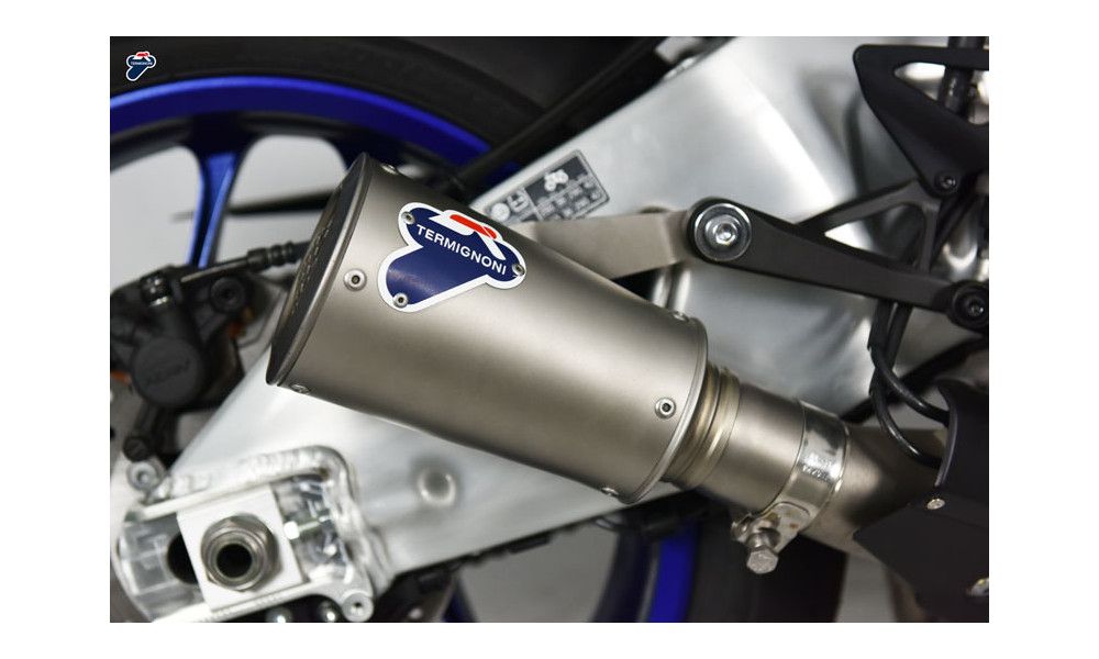 TERMIGNONI SILENCIEUX EN ACIER INOXYDABLE POUR YAMAHA R1 CAT